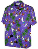 Musical Parrots and Cockatoo Men's Shirt