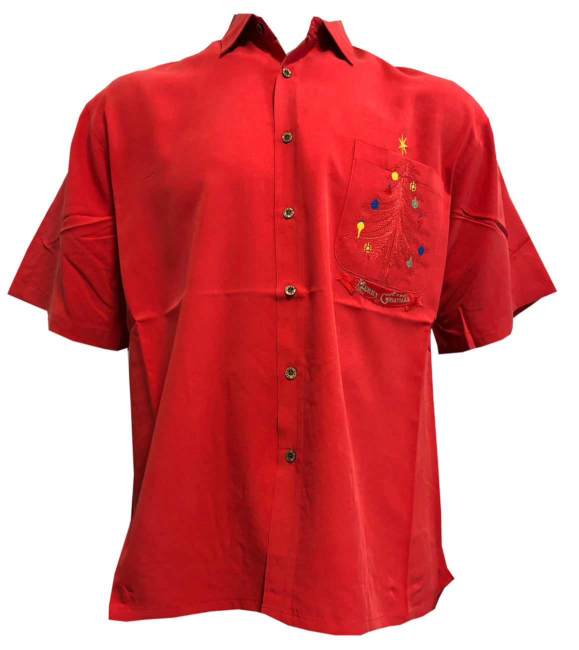 O Christmas Tree Embroidered Shirt