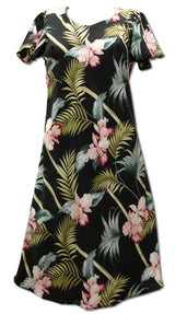 Orchid Bamboo a line cap sleeve dress
