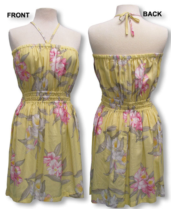 Orchid Corsage Elastic Waist