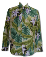 Orchid Jungle Men's Long Sleeve Shirt