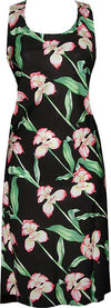 Orchid Panel Women's Short Tank Flared Dress