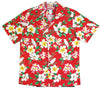 White Parrot Hibiscus Men's Shirt