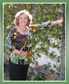 Oriental Watercolor Womens Peasant Blouse
