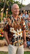 Oriental Watercolor Men's Shirt — Men's Rayon Shirts — RJC