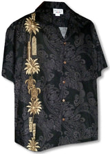 Turtle Tiki Surfboard Panel Shirt