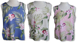 Pacific Orchid Pull-Over Tank Top