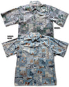 Pacifica Businessmen's Aloha Shirt with Placket