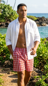 Palaka Plantation Paniolo Men's Shorts — Men's Shorts — MauiShirts