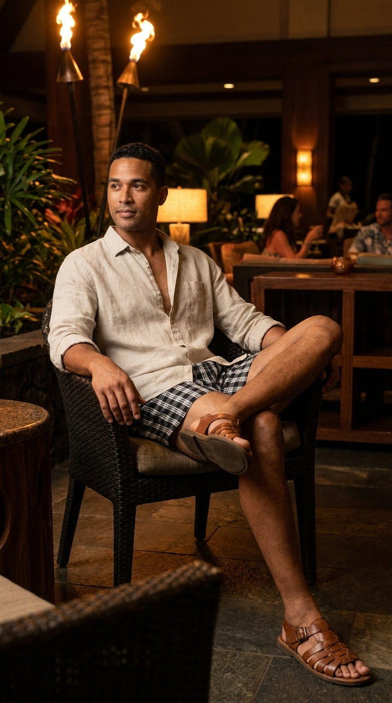 Palaka Plantation Paniolo Men's Shorts — Men's Shorts — MauiShirts (view 7)