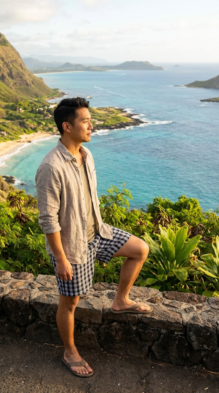 Palaka Plantation Paniolo Men's Shorts — Men's Shorts — MauiShirts (view 6)