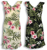 Pale Hibiscus Orchid Sheath Dress