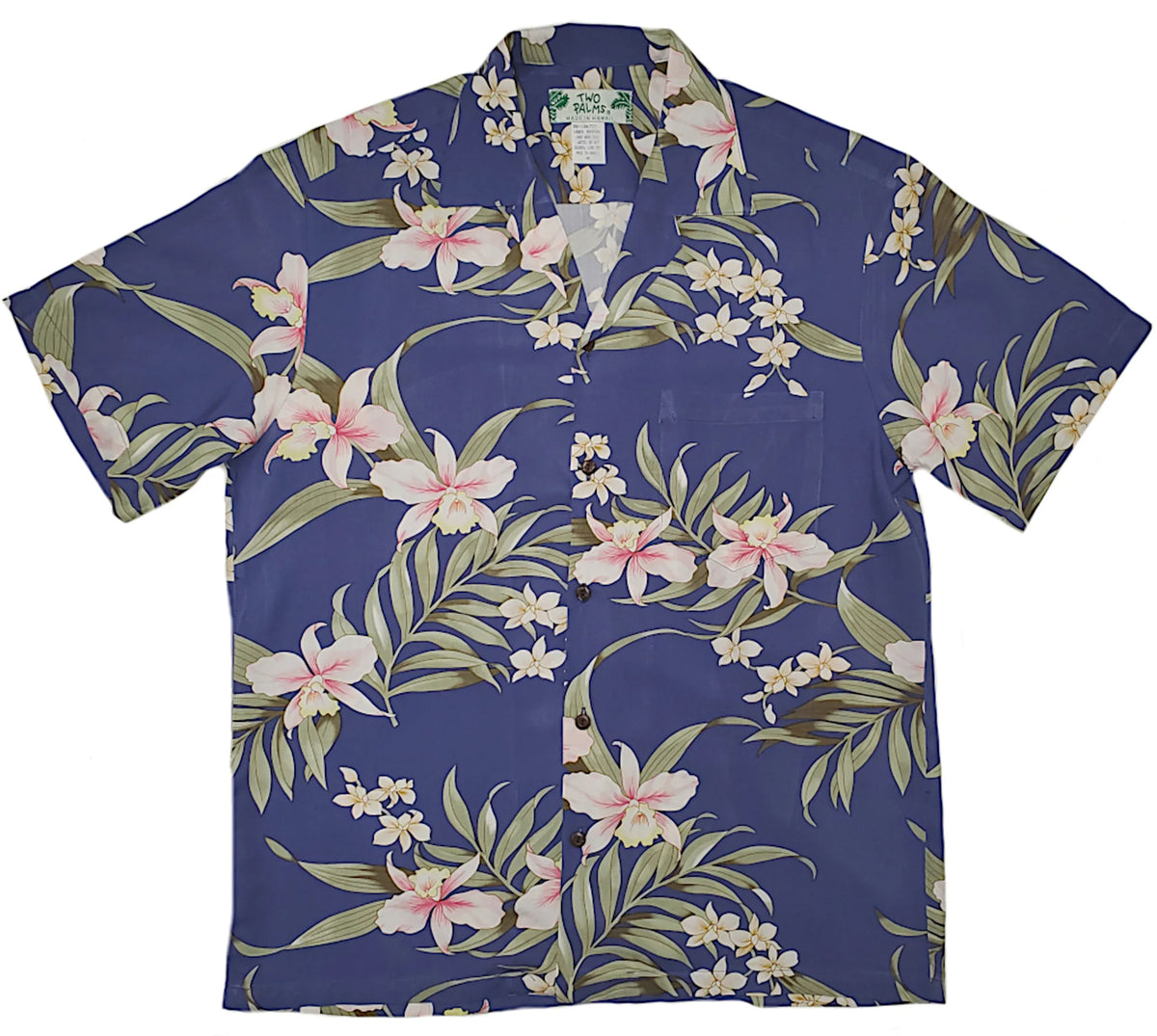 Pali Orchid men's Hawaiian shirt