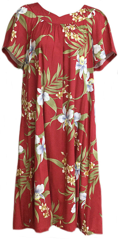 Pali Orchid Muumuu Dress