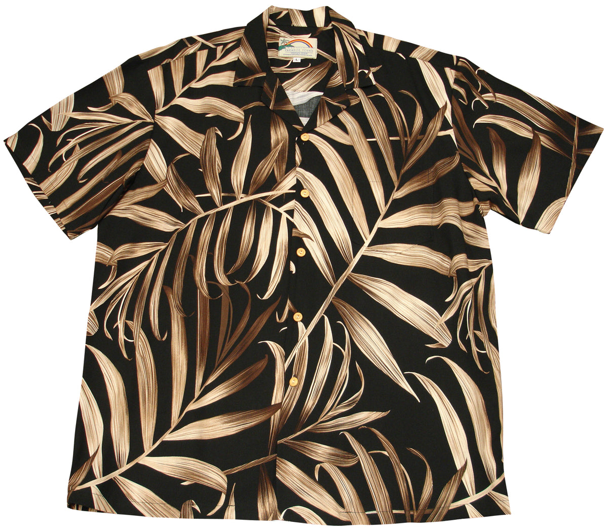Palm Fronds Mens Rayon Shirt