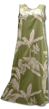 Paradise Banana Keyhole Back Slit Tank