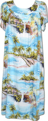 Paradise Island Surf Muumuu Dress