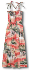 Paradise Island Surf Smocked Tube Dress