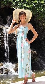 Paradise Lei Long Smocked Dress