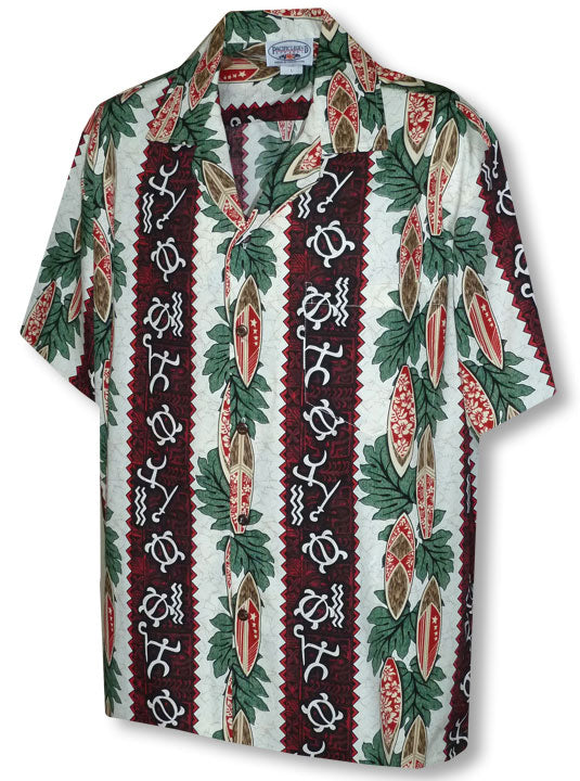 Petroglyphs Surfboard Panel Men's Shirt