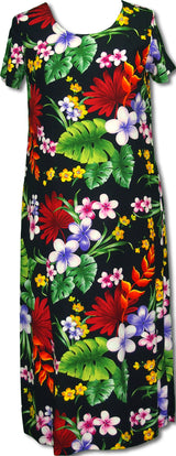 Phantasmagorical Floral Dress with Pockets