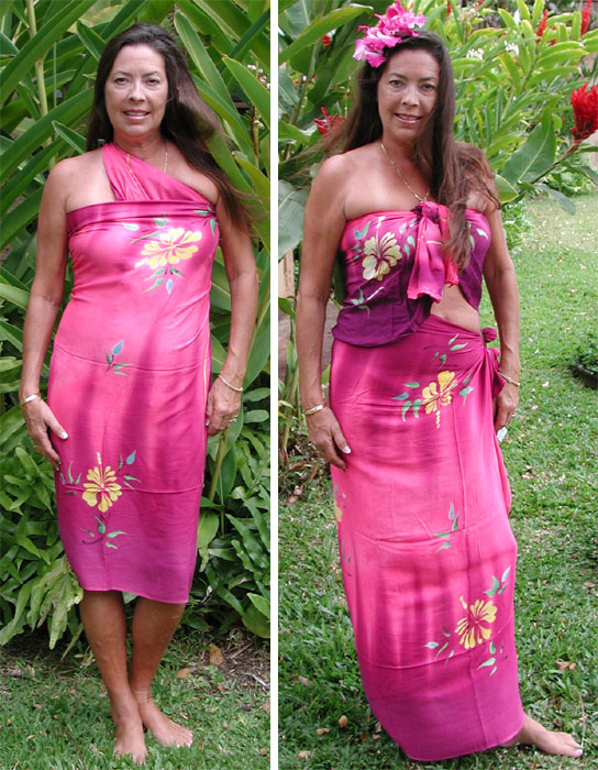 Pigment Rainbow Half Size Sarong Wrap