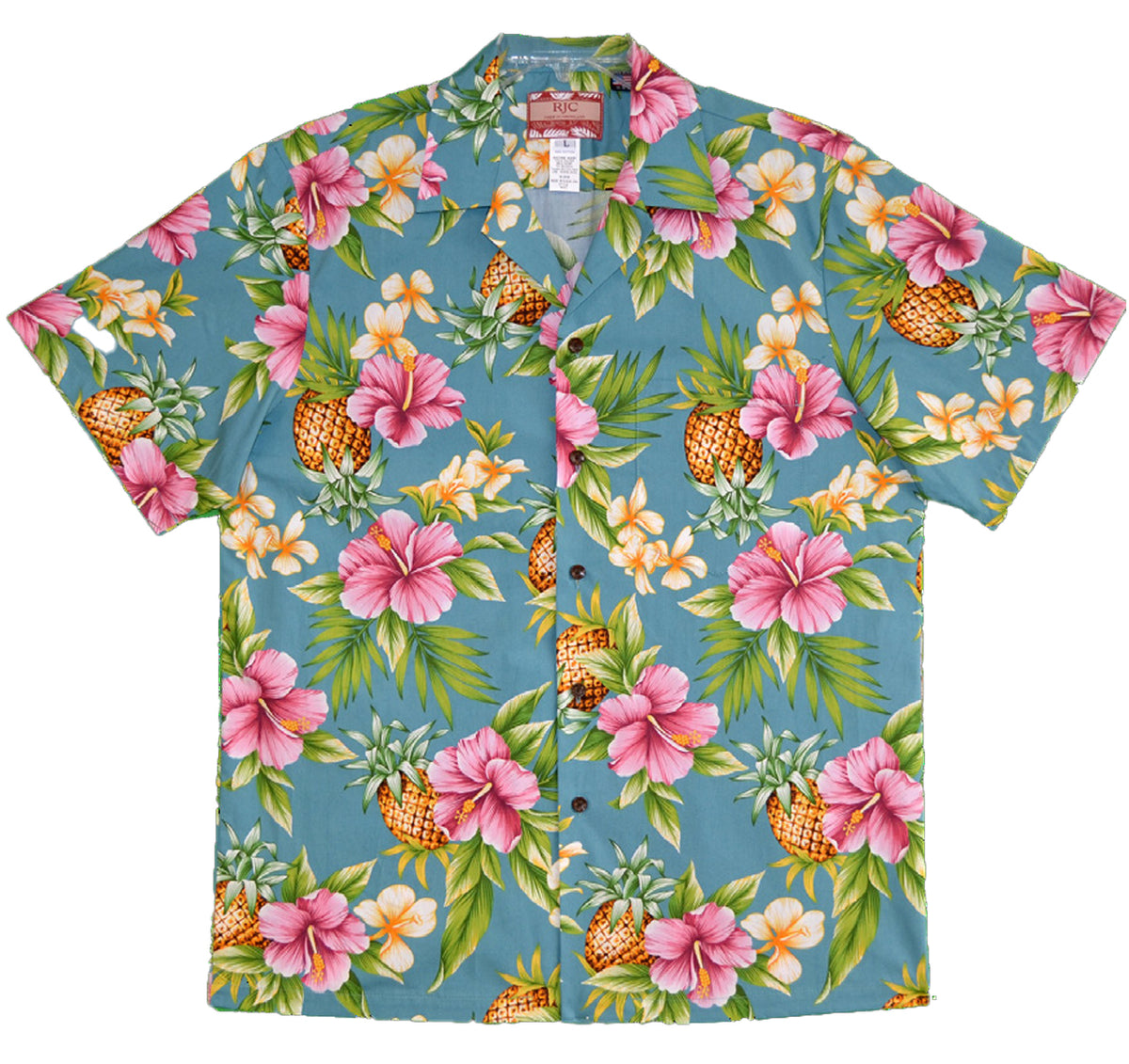 Pineapple Hibiscus Men's Shirt