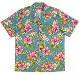 Pineapple Hibiscus Men's Shirt