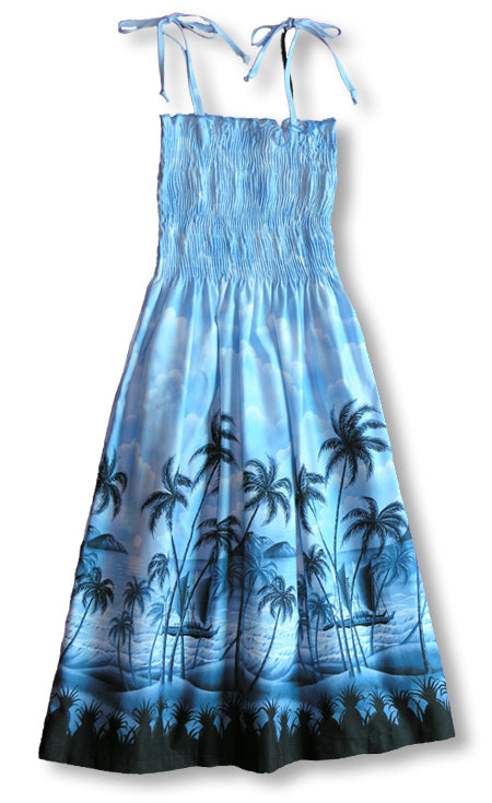 Pineapples View Smocked Tube Dress
