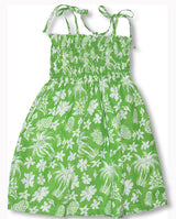 pineapple spree girl's elastic tube dress