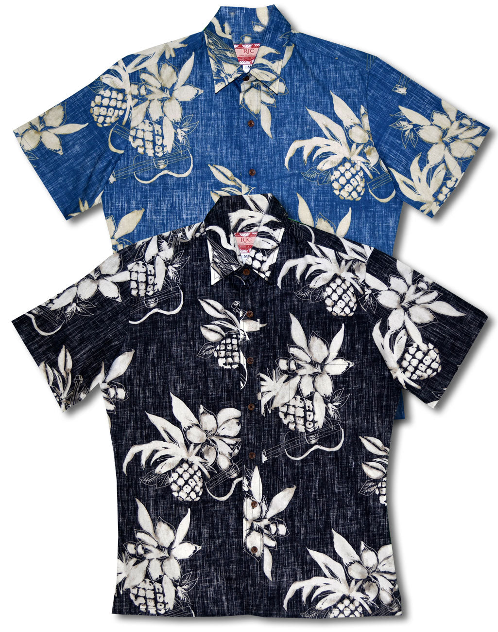 Ukulele Pineapple Businessman's Reverse Cotton
