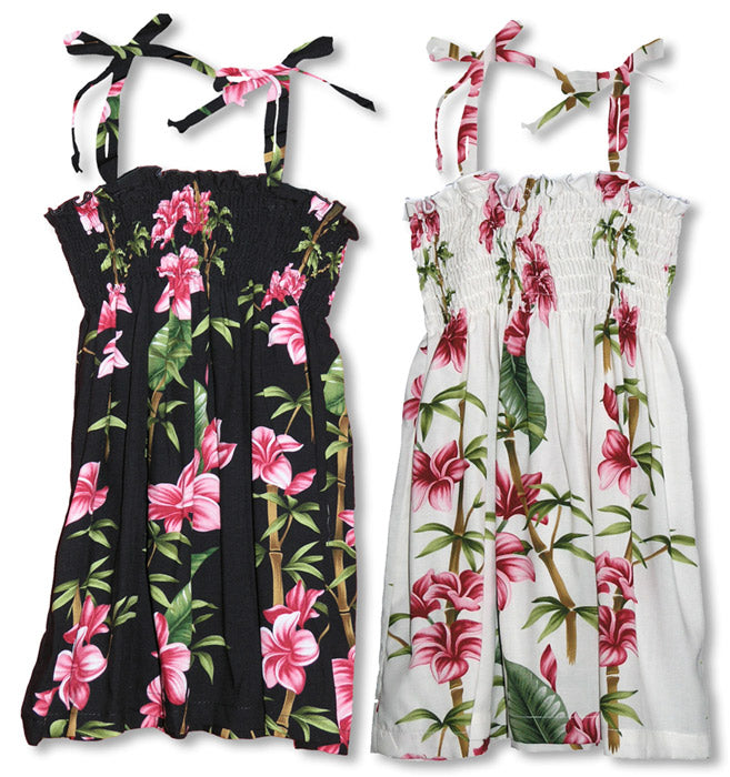 Plumeria Bamboo Girl's Smocked