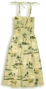 Plumeria Island Smocked Tube Dress