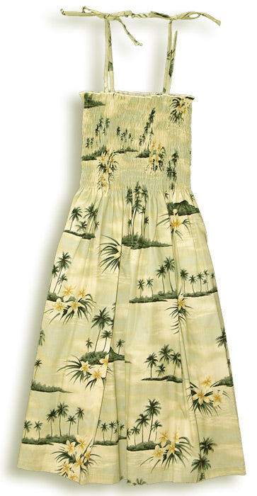 Plumeria Island Smocked Tube Dress