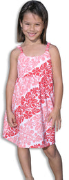 Polynesian Floral Girl's Bungee Dress