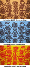 Polynesian Quilt Unisex Full Size Sarong Cover-Up