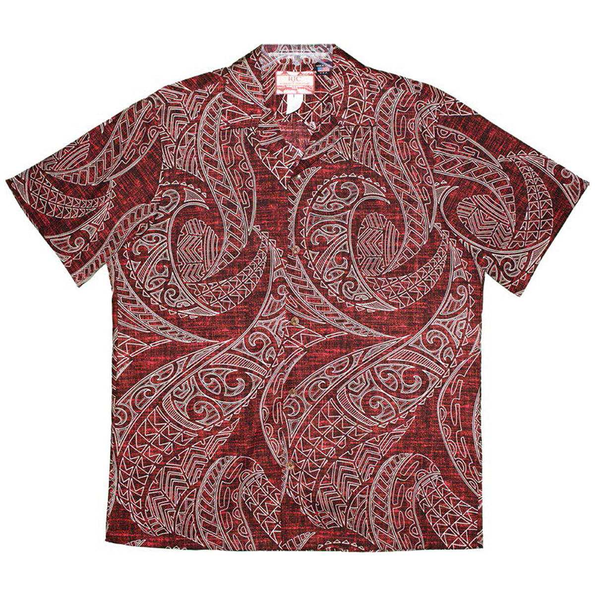 Polynesian Tribal Tattoo Men's Aloha Shirt