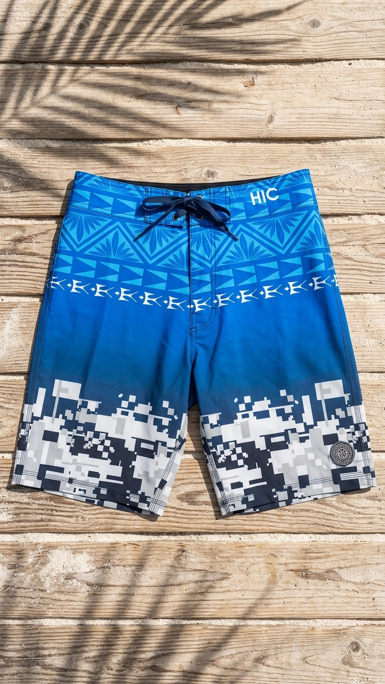 20" Digitial Coast 8 Way Stretch HIC Board Shorts — Boardshorts — HIC (view 8)