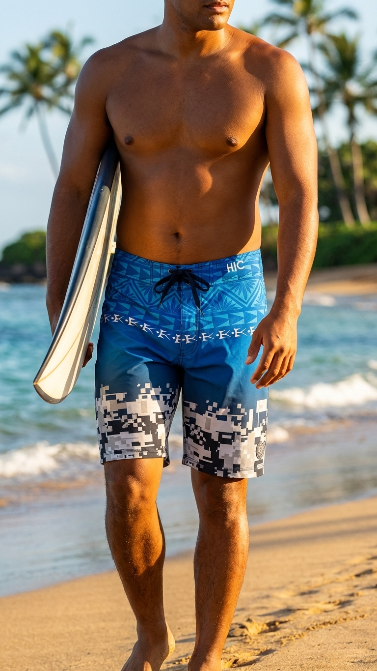 20" Digitial Coast 8 Way Stretch HIC Board Shorts — Boardshorts — HIC (view 4)