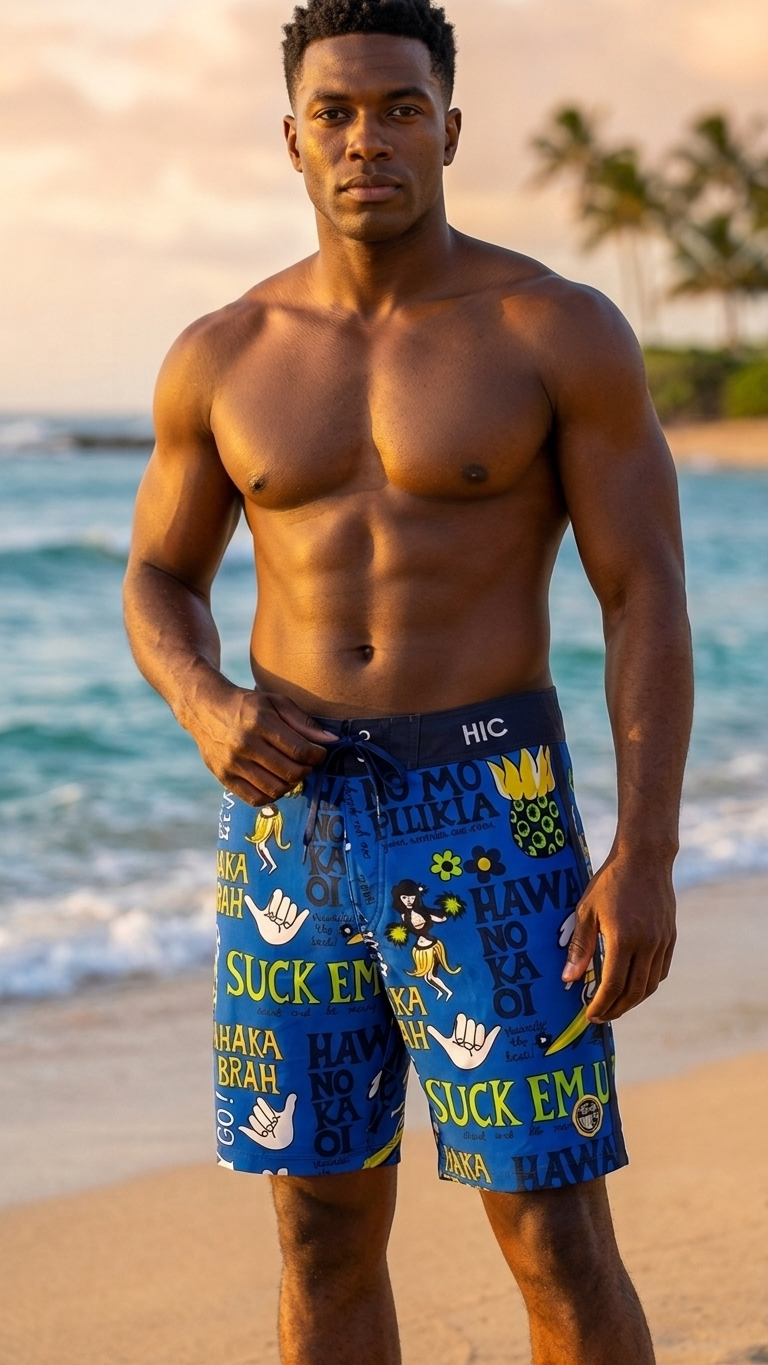 19" Suck Em Up 8 Way Stretch HIC Board Shorts — Boardshorts — HIC (view 6)