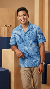 Graceful Fern men's vintage — Men's Cotton Shirts — MauiShirts (view 4)