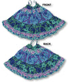 Rainbow Plumeria Mermaid Girl's Swing Tier Dress