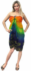 Rainbow Sheer Angel Fish Full Size Terivoile Sarong