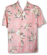 Retro Orchid men's Hawaiian shirt