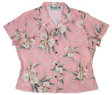 Retro Orchid Women's Fitted Blouse