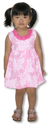 Tropical Garden Lei Button Front Dress