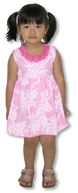Tropical Garden Lei Button Front Dress