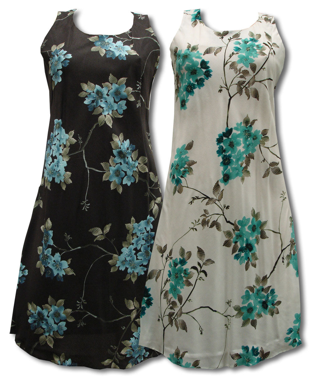 Sakura Cherry Blossom Women's Short Tank Flared Dress