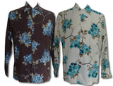 Sakura Cherry Blossoms Mens Long Sleeve Shirt