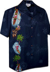 Santa's Christmas Rapids Panel Shirt